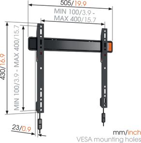 Кронштейн Vogels W50070 Black