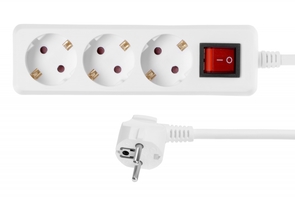 Мережевий фільтр 2E U03ESM3 3m White (2E-U03ESM3)