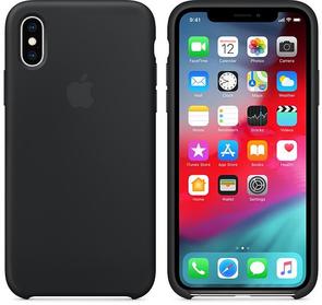 Чохол-накладка Apple для iPhone XS - Silicone Case Black