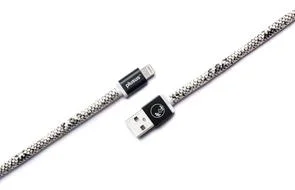 Фото: Кабель PlusUs Lifestar Handcrafted Snake Bite AM / Lightning 1m White (LST2004100) № 3 | KTC