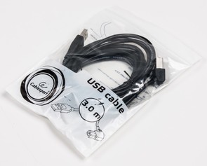 Кабель Cablexpert AM / BM 3m Black (CCP-USB2-AMBM90-10)