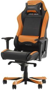 Крісло ігрове DXRacer Iron OH/IS11/NO, PU шкіра, Al основа, Black/Orange