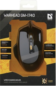 Миша Defender Warhead GM-1740 Black (52740)