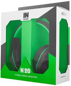 Гарнітура Gemix N20 Black-Green