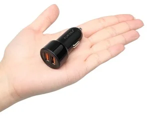 Фото: Автомобільний зарядний пристрій Puridea CC02 2xUSB Black (CC02-Black) № 5 | KTC