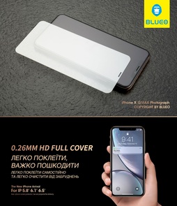 Захисне скло Blueo for iPhone X Clear