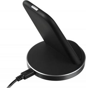 Зарядний пристрій 2E Wireless Charging Stand 10W Black (2E-WCQ01-04)