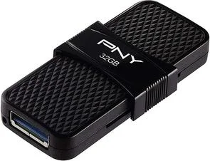Фото: Флешка USB PNY Duo-Link For Android 32GB P-FD32GOTGSLMB-GE Black № 3 | KTC