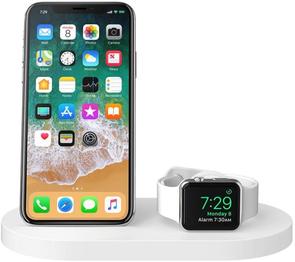 Док-станція Belkin Qi Wireless для Apple iWatch plus Apple iPhone F8J235VFWHT White