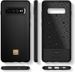 Чохол-накладка Spigen для Samsung Galaxy S10 - Case La Manon Classy Black