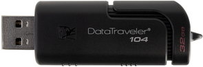 Флешка USB Kingston DataTraveler 104 32GB Black (DT104/32GB)