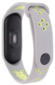 Фото: Ремінець Mijobs for Xiaomi Mi Band 3 Grey/Green № 3 | KTC