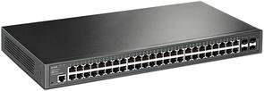 Switch, 48 ports Tp-Link T2600G-52TS, 48x100/1000Mbps, 4xSFP керований