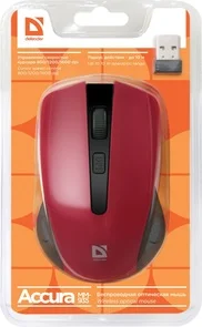 Фото: Миша Defender Accura MM-935 Red (52937) № 3 | KTC