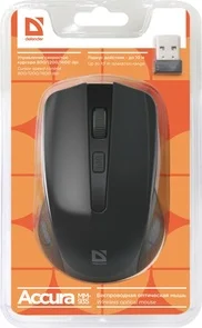 Фото: Миша Defender Accura MM-935 Black (52935) № 3 | KTC