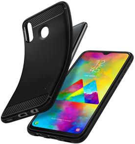 Чохол Spigen for Samsung Galaxy M20 - Rugged Armor Matte Black (610CS25968)