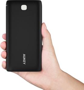 Батарея універсальна AUKEY PB-N15 Power Bank 20000mAh 2xUSB Black (LLTS83104)