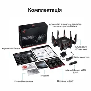 Фото: Wi-Fi Роутер ASUS ROG Rapture GT-AX11000 № 9 | KTC