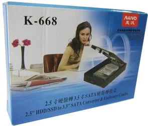 Фото: Кишеня внутрішня Maiwo for HDD/SSD K668 Black № 5 | KTC