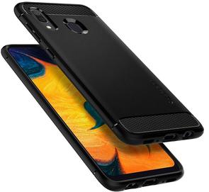 Чохол Spigen for Samsung Galaxy A30 - Rugged Armor Matte Black (617CS26243)