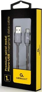 Фото: Кабель Cablexpert AM / Micro USB 1m Black (CC-USB2S-AMmBM-1M-BG) № 2 | KTC