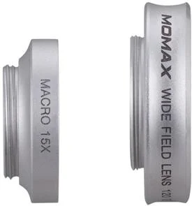Фото: Зовнішня лінза Momax X-Lens 2in1 Superior Lens Set Silver (CAM2S) № 4 | KTC