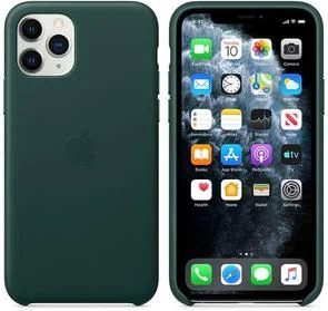 Фото: Чохол Apple for iPhone 11 Pro - Leather Case Forest Green (MWYC2) № 2 | KTC