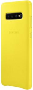 Чохол-накладка Samsung для Galaxy S10 Plus (G975) - Leather Cover Yellow