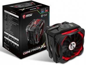 Кулер для процесора MSI Core Frozr XL, LGA 775/1150/1151/1155/1156/1366/2011/2011-3/AM2/AM2+/AM3/AM3+/AM4/FM1/FM2/FM2+, 150x170x130mm, 500-1800об/хв, 17.2-33.6дБ, HB, PWM, 4pin