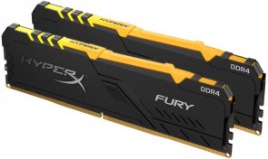 Оперативна пам’ять Kingston HyperX Fury RGB Black DDR4 2x8GB HX426C16FB3AK2/16