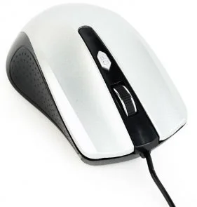 Фото: Миша Gembird MUS-4B-01-BS USB Black/Silver № 2 | KTC