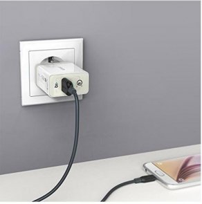 Зарядний пристрій Anker PowerPort+ 1 12W White (A2013321/A2013L21)