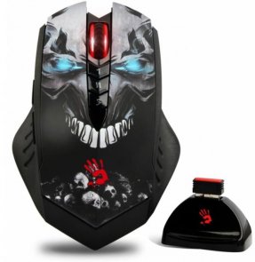 Мишка, A4 Tech Bloody R80 Skull Wireless Black, USB ( Gaming )