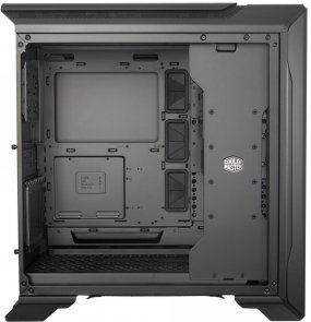 ATX, Cooler Master MasterCase SL600M, NoPSU, Fan 2x20cm, Black, прозора бокова стінка