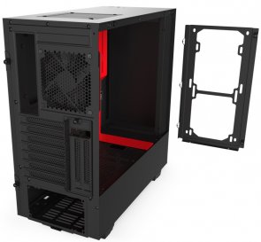 Корпус для ПК NZXT H510i Matte Black/Red with window (CA-H510i-BR)