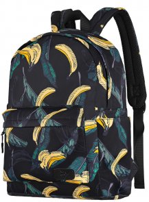 Рюкзак для ноутбука 2E TeensPack Bananas Black (2E-BPT6114BB)