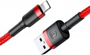 Фото: Кабель Baseus Cafule 1.5A AM / Lightning 2m Red (CALKLF-C09) № 4 | KTC