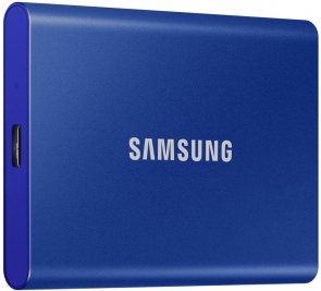 Зовнішній твердотільний накопичувач Samsung T7 500GB Indigo Blue (MU-PC500H/WW)