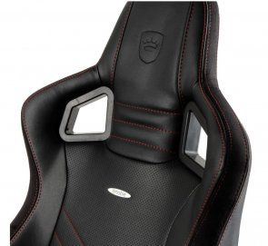 Крісло ігрове NOBLECHAIRS EPIC SERIES Чорне/Червоне