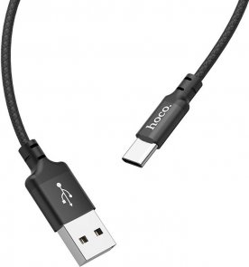 Кабель Hoco X14 Times speed AM / Type-C 2m Black