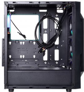 Корпус QUBE Strike Black with window (STRIKE_F3NU3)