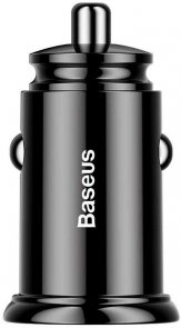 Зарядний пристрій Baseus Circular Plastic A/A 30W Dual QC3.0 Black (CCALL-YD01)