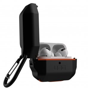 Чохол для Airpods Urban Armor Gear - Hard Case Black/Orange (10225F114097)