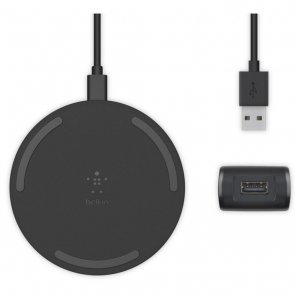 Зарядний пристрій Belkin Pad Wireless Charging Qi 10W Black (WIA001VFBK)