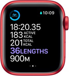 Смарт годинник Apple Watch Series 6 GPS 40mm PRODUCT RED Aluminium Case with PRODUCT RED Sport Band (M00A3)