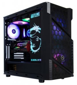 ПК ARTLINE Gaming GODLIKE (GODLIKEv03) AMD Ryzen 9 3900X 3.8-4.6 GHz/32GB/1TB+500GB/RTX 3080 10GB/No ODD/Win10