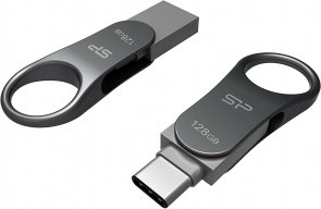 Флешка USB Silicon Power Mobile C80 180GB Silver (SP128GBUC3C80V1S)