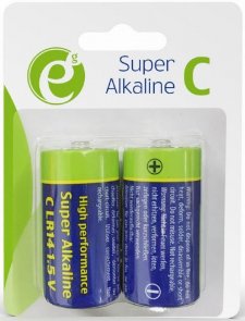 Батарейка EnerGenie EG-BA-LR14-01 Alkaline LR14 (C) (BL/2)