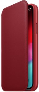 Чохол Apple for iPhone Xs - Leather Folio PRODUCT RED (MRWX2)