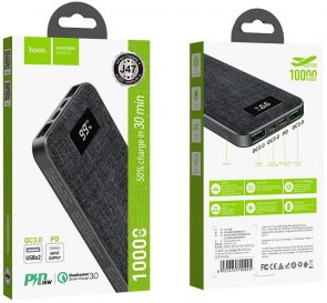 Батарея універсальна Hoco J47 Element 10000mAh Black (J47 Black)